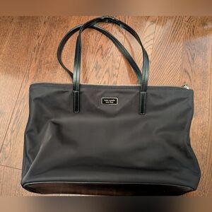 Kate Spade Elegant Black Nylon Tote